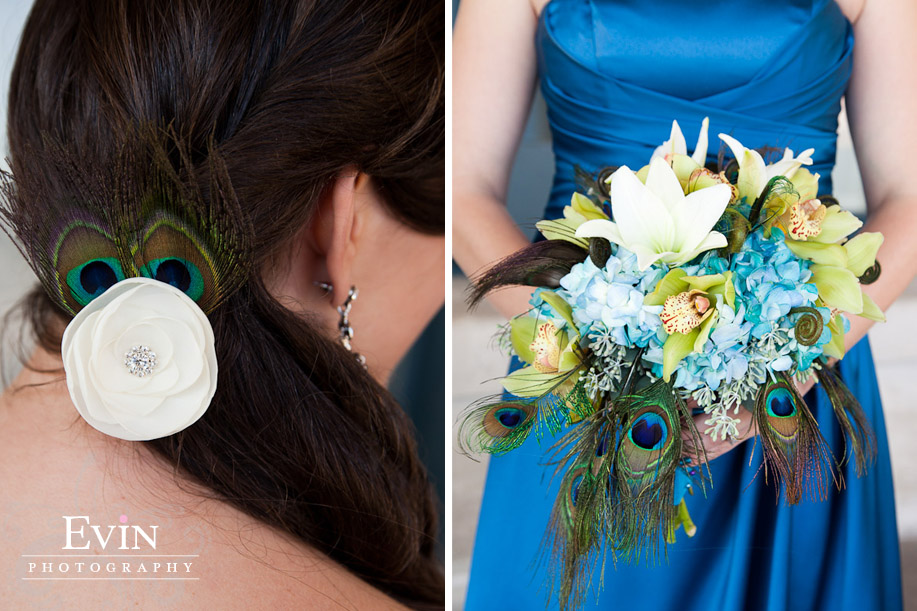 Bridal Hair & Bridesmaid Bouquet