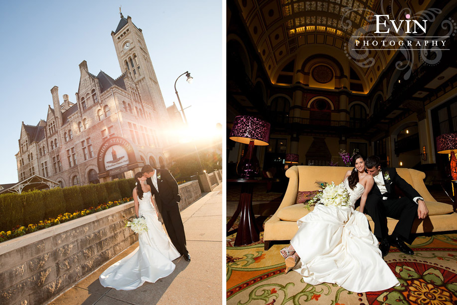 Fall Wedding at Union Station Hotel & Bride & Groom