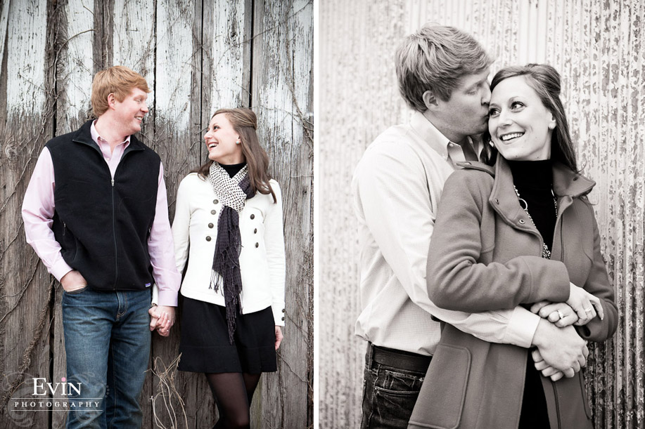 Engagement Photos in Downtown Franklin, TN
