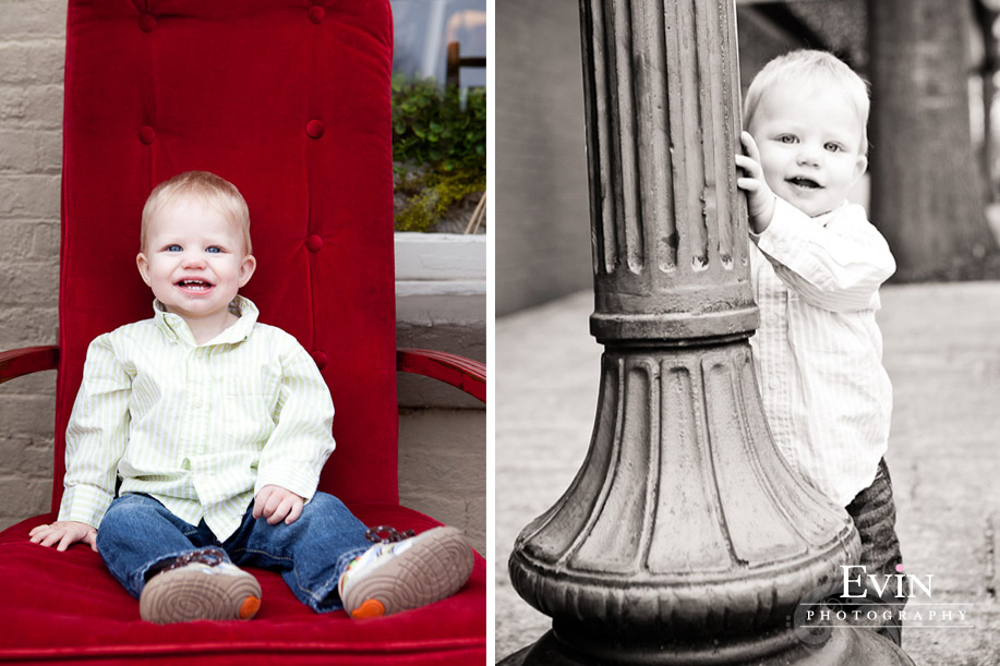Family Photos in Downtown Franklin, TN with Matilda Jane dress