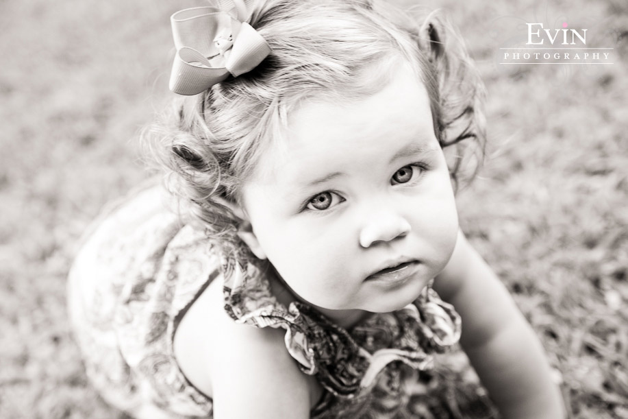 Child 12 Month Portraits in Downtown Franklin, TN