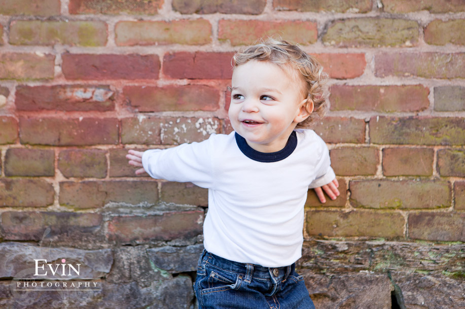 Baby Boy 3 Month Portraits & Brother Photos in Downtown Franklin, TN
