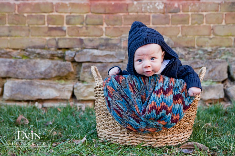 Baby Boy 3 Month Portraits & Brother Photos in Downtown Franklin, TN