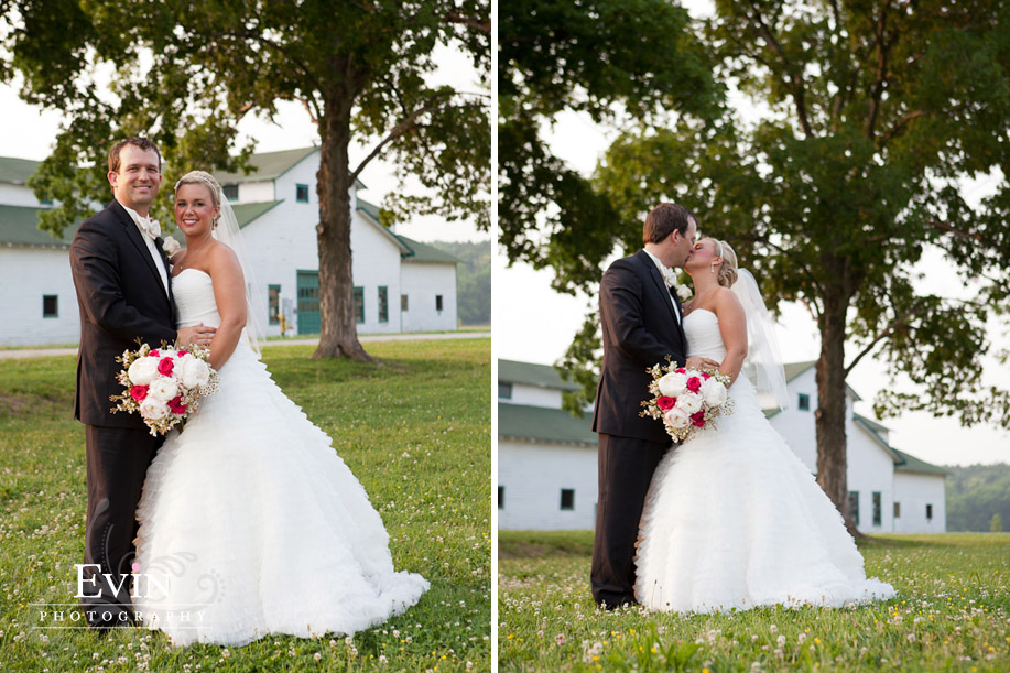 Photos of Bride and Groom at Harlinsdale Farm in Franklin, TN