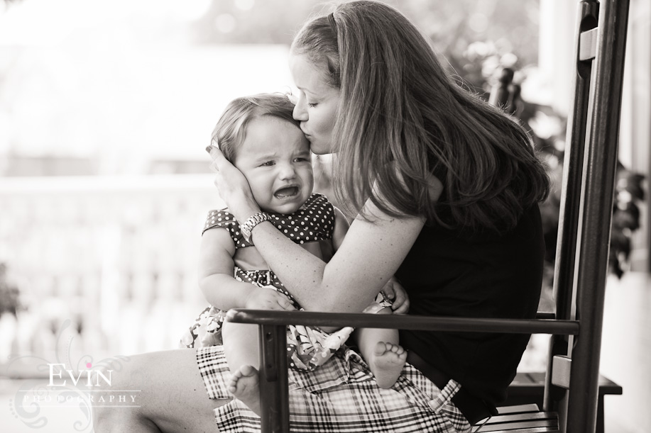 Baby girl 12 month portraits in Franklin TN