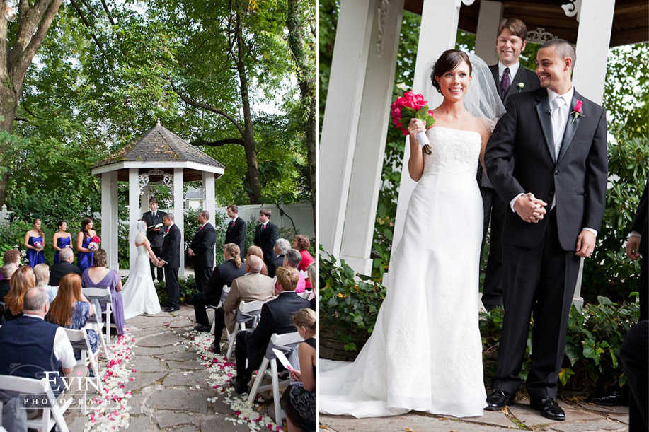 Garden Wedding in Franklin TN at CJs Off The Square of Williamson County Events by Evin Photography