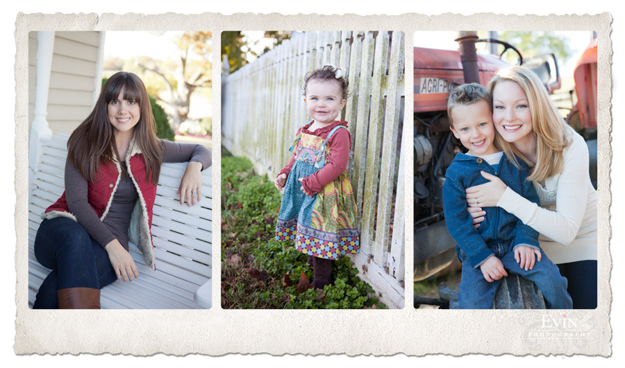 Outdoor Farm Family Portraits in Franklin, TN by portrait photographer Evin Photography