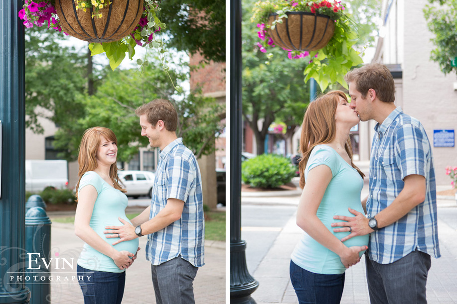 Maternity Portraits in Downtown Franklin TN by Evin Photography