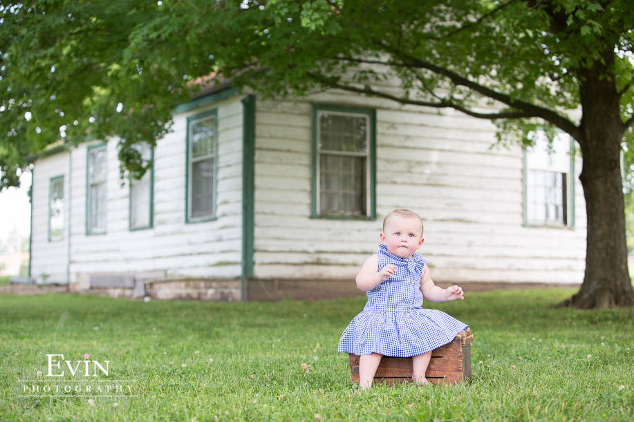 One Year Child Portraits Franklin, TN by Evin Photography