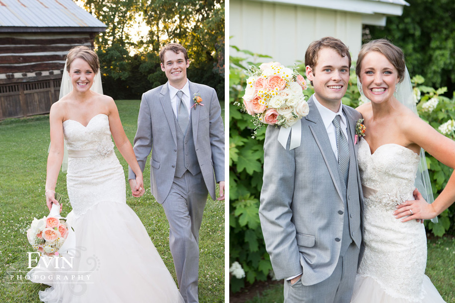 Outdoor Vintage Garden Wedding in Brentwood, TN by Evin Photography