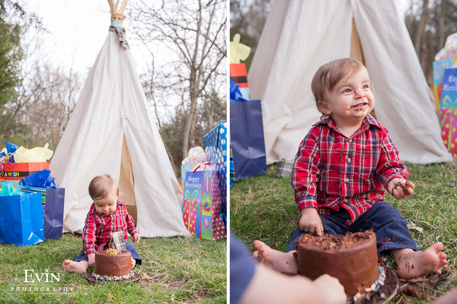 Campfire first birthday party by wedding and portrait photographer Evin Photography (24)
