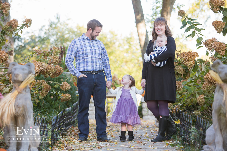 Fall family portraits in Westhaven, Franklin TN by Nashville Portrait Photographer Evin Photography
