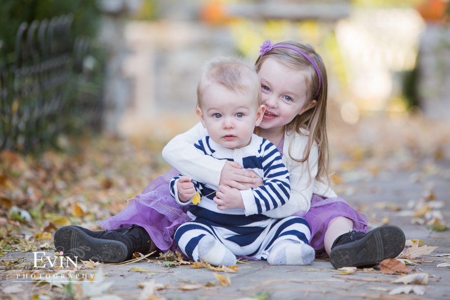 Fall family portraits in Westhaven, Franklin TN by Nashville Portrait Photographer Evin Photography