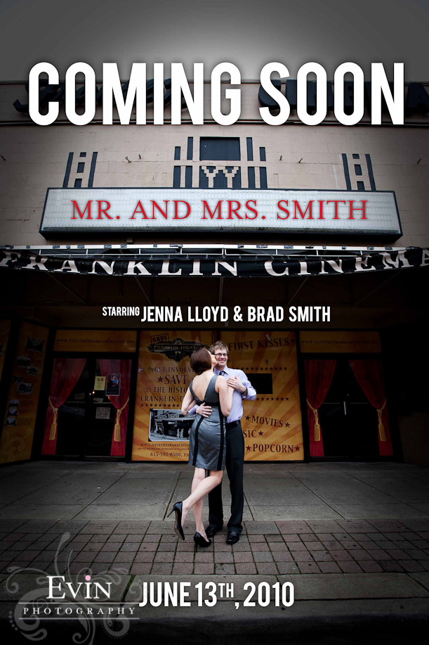 Downtown Franklin TN Engagement Movie Poster