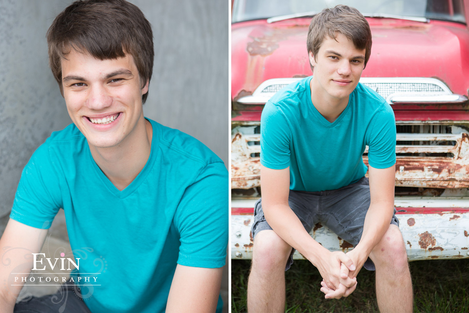 Senior Portraits in Downtown Franklin, Tennessee by Evin Photography