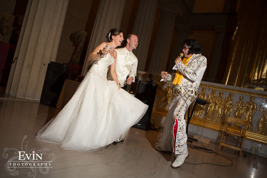 Elvis at Nashville Tennessee Wedding Reception at The Parthenon