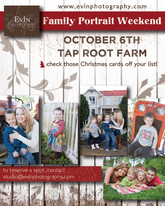 Family Portraits at Tap Root Farm in Franklin, TN by Nashville Photographer Evin Photography