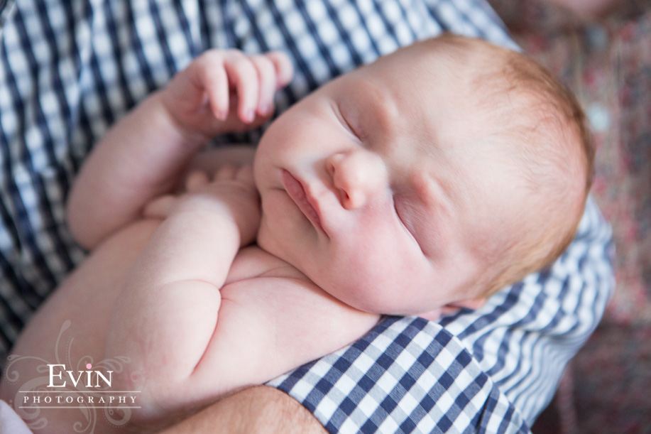 Chevron Nursery Newborn Portraits in Franklin, TN