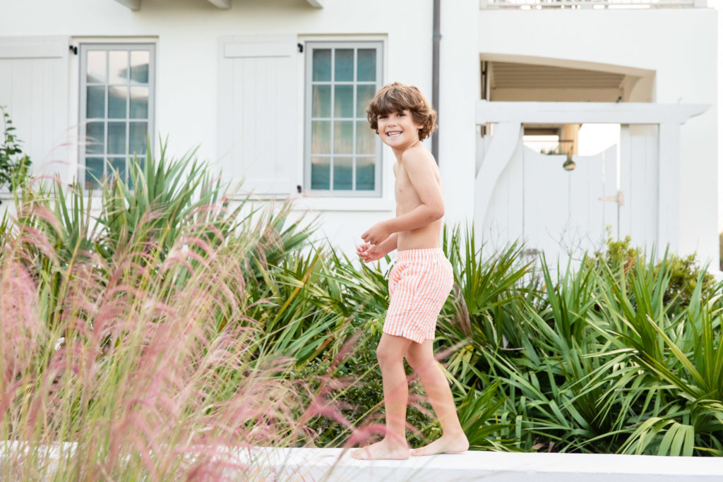 Sunrise lifestyle family photos for Sketch & Co on 30A in Rosemary Beach Florida